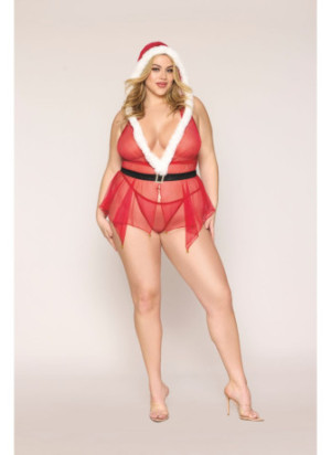 Costume mère noël grande taille 3 pièces - DG13530XCOS